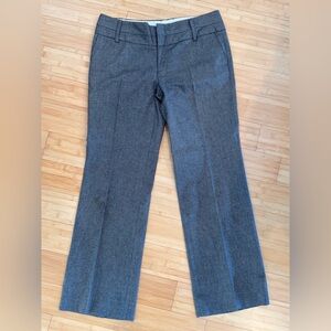 LIKE NEW! Classic! Gap Black Herringbone Cotton Dress Slacks Pants Sz 10